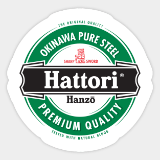 Hattori Hanzo Premium Quality Sticker